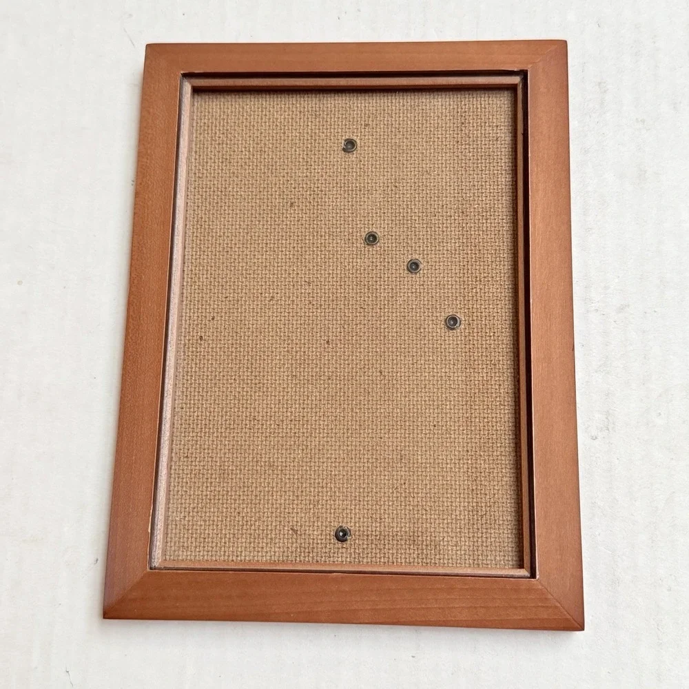 Burnes Of Boston Vintage Wooden Frame Natural Wood 6 X 8 Farmhouse Cottage